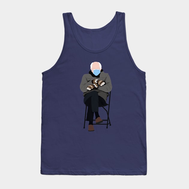 Bernie Sanders Inauguration Meme Tank Top by valentinahramov